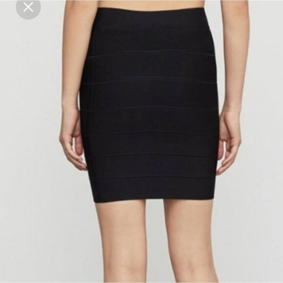 BCBG MAXAZRIA Simone Textured  Power Skirt - Picture 6 of 10